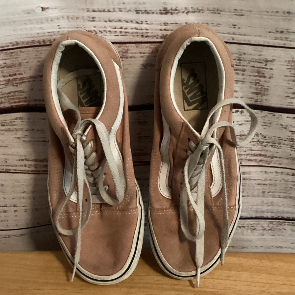 Vans Blush and White Casual Shoes